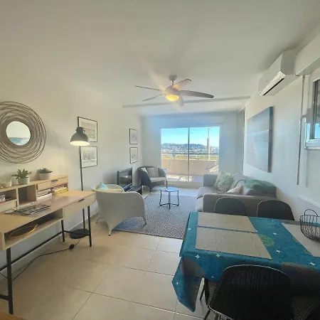 Res Bellevue One Bd With Sea View * Mandelieu